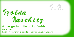 izolda naschitz business card